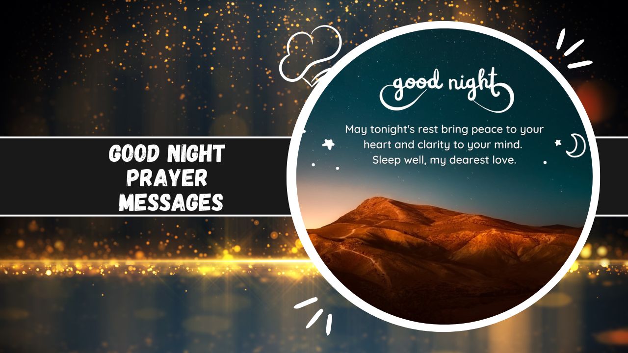 good night prayer messages