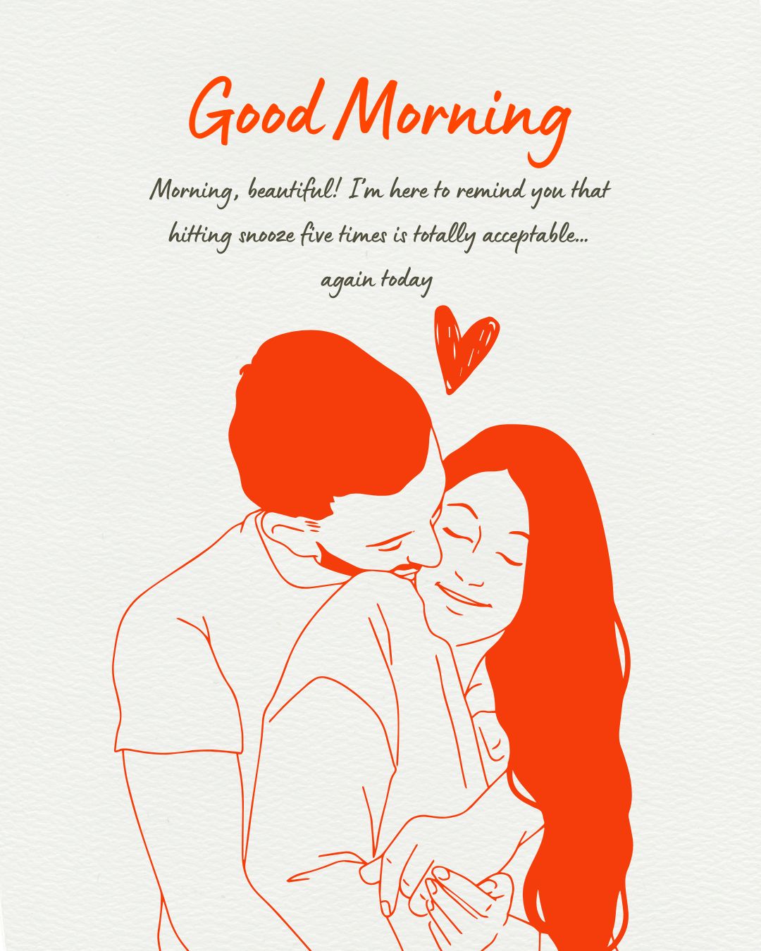 Funny Good Morning Message for Her