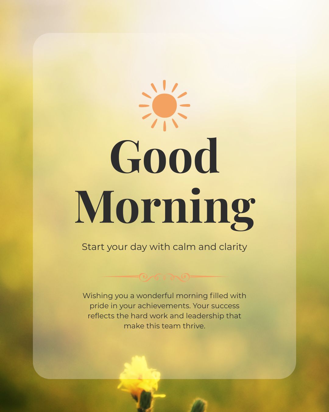 Good Morning Messages for Boss